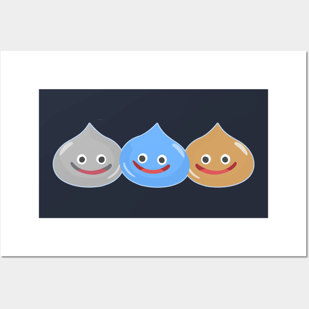 Dragon Quest: Slimes Wall Art by wisdomeel